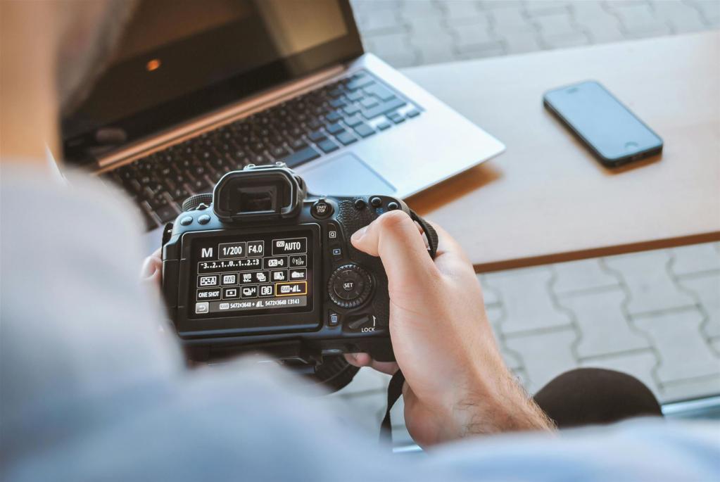 Schwarze Dslr Kamera